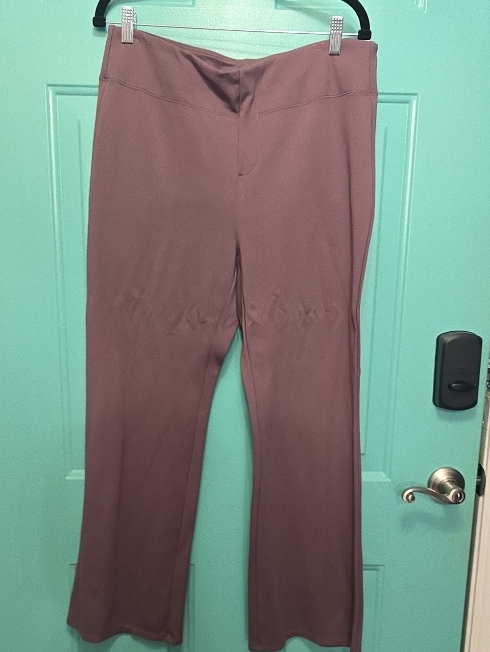 HALARA Light Plum Boot Flare Pants